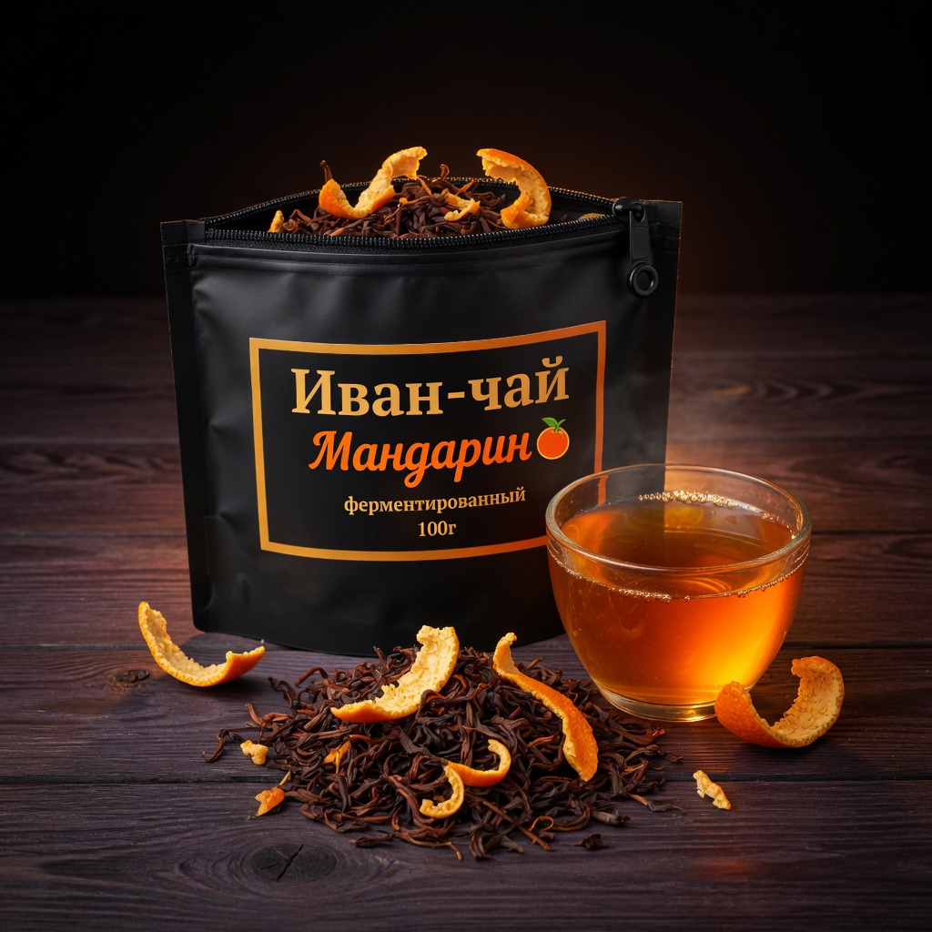 [AM-IVAN-MAN-50] Иван-чай с мандарином (50 г)
